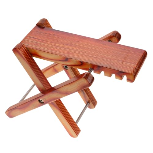 Levemolo 4 Guitar Foot Stool Foldable and Portable Adjustable Height Footrest for Classical Acoustic Electric Guitarists Sustainable Design with Four Height Settings