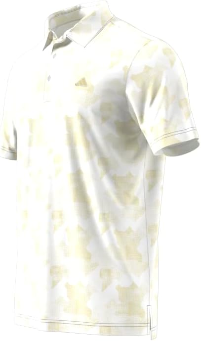 adidas Men's Golf Go-To Stripe Print Polo Shirt