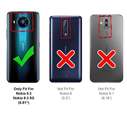 Verco case per Nokia 8.3 Cover, Custodia a Libro