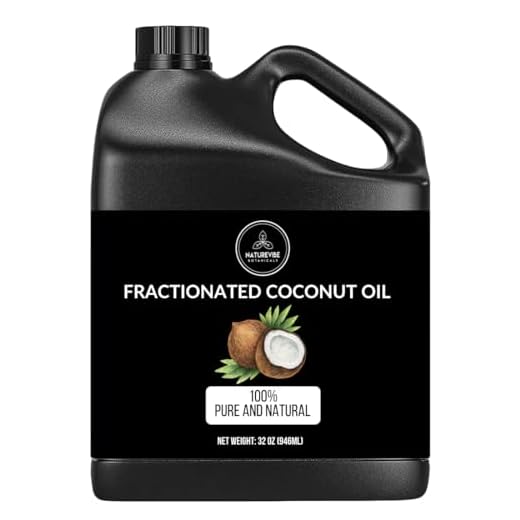 Naturevibe Botanicals Fractionated Coconut Oil 32 Ounces | 100% Pure and Natural | Great for Skin Care and Hair Care