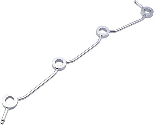 Tubo de desbordamiento de retorno de combustible de 4 cilindros compatible con Kubota 03 series V1903 V2003T V2203 V2403 Indirecto Inject Engine