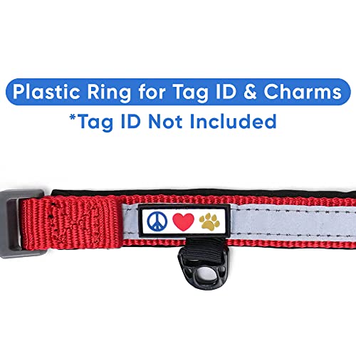 Pawtitas Lumberjack Padded Martingale Collar For Dogs | Soft Neoprene Dog Collar For Your Pet's Comfort Made With Reflective Band For Maximum Visibility | Fits Small And Large Pets - Xxs Red #TOP7