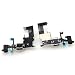 Produktbild OUBO Audio Jack Flex Flexkabel Ladebuchse Charger Dock Connector Antenne Mikrofon für iPhone 5 5s 5c