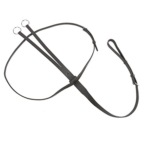 Martingale Kavalkade enrênement à anneaux pour bride et filet de cheval