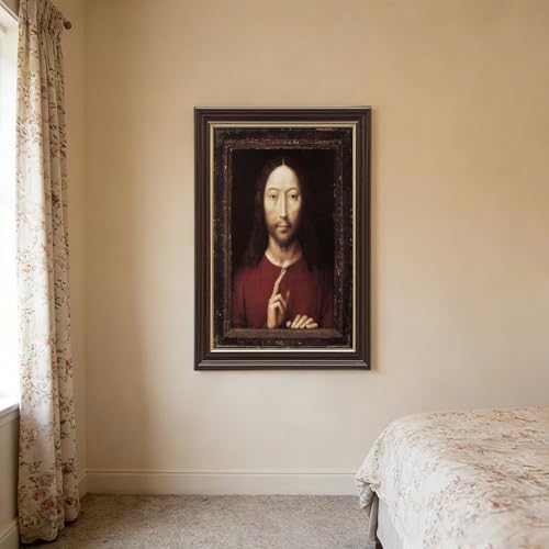Impression Christ Giving His Blessing Hans Memling tableau déco murale - 3