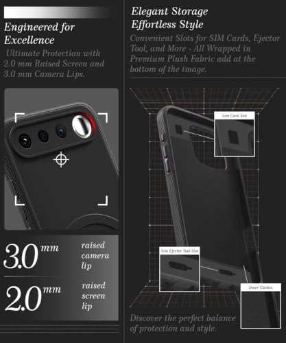 Image of WOW IMAGINE Back Case Cover for Realme 16 5G | Soft Matte Silicone Case| Slim Fit & Shockproof | Camera Protection Bumper Cover (Black)