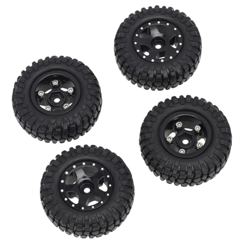 Jantes et pneus Axial SCX24 00001 pour voiture RC chenille