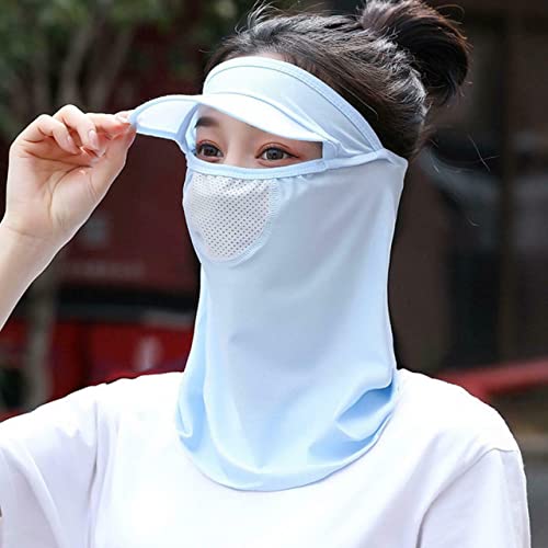 Buy EKANTIK Sun Hat UV Protect Neckline Mask Cycling Fore Head Cap