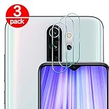 [Compatibilidad] Corte de forma precisa para adaptarse a la lente de la cámara Xiaomi Redmi Note 8 Pro, mantiene el aspecto magnífico de su lente y lo protege de rasguños o caídas de accidentes