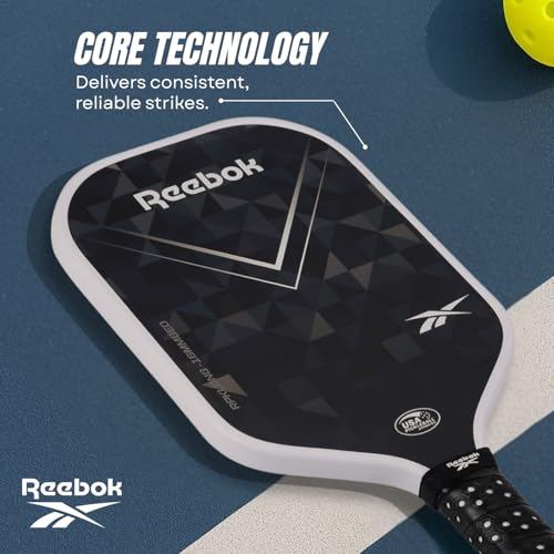 Image of Reebok Pickleball Paddle - Lightweight & Durable Design for All Skill Levels - Engineered for Power, Control & Precision