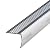 M-D Building Products 67215 Smooth 1-1/8-Inch by 1-1/8-Inch by 96-Inch Stair Nosing, Polished Aluminum