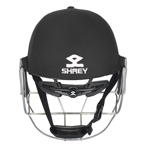 Image of Shrey Koroyd Stainless Steel Cricket Helmet Black Medium