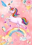  Carnet de dessin licorne a4: Cahier de dessin Licorne A4 100 grandes pages blanches (vierges): Carnet licorne de dessin pour enfant 21 x 29.7 cm