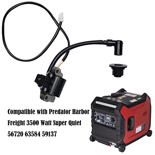 Ignition Coil Compatible with Harbor Freight Predator 3500 Watt Super Quiet Inverter Generator 56720 63584 59137 by Lisnhlin - Image 2
