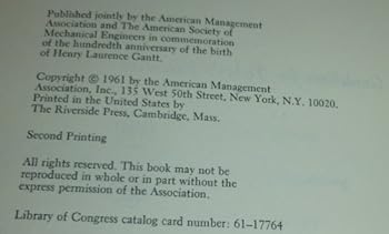 Hardcover Gantt on management;: Guidelines for today's executive Book