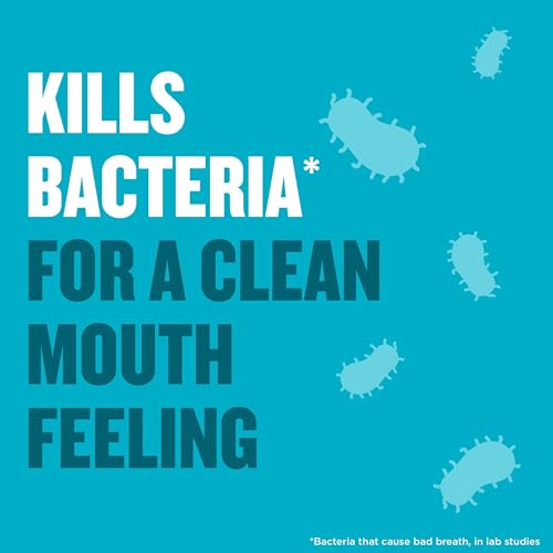 Listerine Cool Mint Pocketmist Fresh Breath Oral Care Mist, Non-Aerosol Sugar-Free Minty Breath Refresher Spray to Kill 99% of Bad Breath Germs, Portable, Cool Mint Flavor, 2 x 7.7 mL