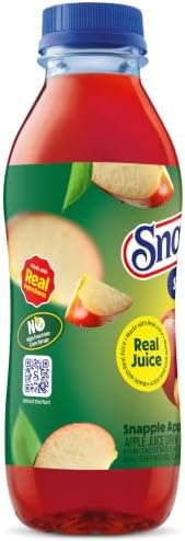 Snapple Apple Juice Drink, 16 Fl Oz Recycled Plastic Bottle, All Natural, No Artificial Flavors Or Sweeteners, Gluten-free, Contains 10% Real Juice 12 Pack — view 8