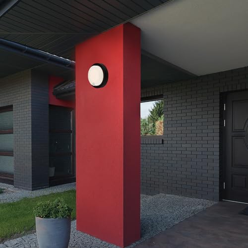 Briloner Applique Da Esterni Led 3765015, Sensore, Nero - 5