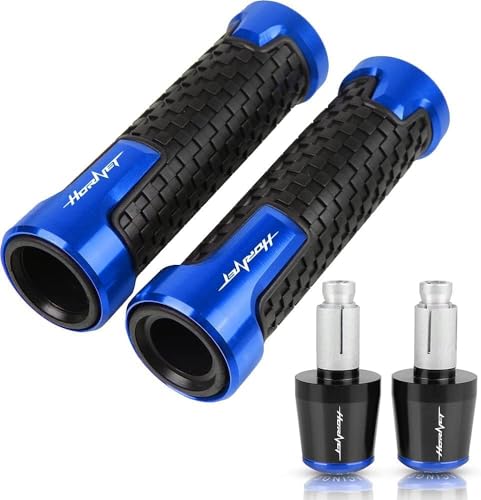 Moto Accessoires pour Hornet 600 250 900 CB400 CB599 Hornet CB600F 2007-2012 Universel CNC 7/8 ''22mm Anti-dérapant Guidon Poignée en Caoutchouc Embout...