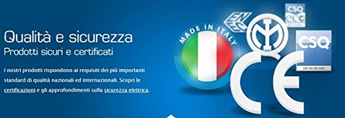 ADATTATORE A 3 POLI TRIPLA PRESA CEE MONOFASE "POLYPOOL" MADE IN ITALY