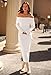 MEROKEETY Women's Winter Off Shoulder Bodycon Sweater Dress 2026 Spring Formal Long Sleeve Elegant Club Party Midi Dresses, White, Small