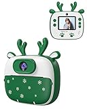 cámara digital instantánea polaroid snap touch blanca 【Un regalo】 Esta bonita cámara de impresión es compacta y ligera. Viene con una funda protectora de silicona resistente a las caídas y duradera. La cámara digital viene con 5 rollos de papel fotográfico, pegatinas para dibujos animados, bolígrafos de colores, un cable USB tipo C y una guía rápida para empezar inmediatamente. El kit también incluye una bolsa para cámara y un cordón, por lo que es fácil de llevar.