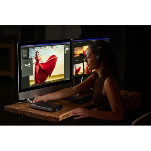 SanDisk Professional 22TB G-Drive Enterprise-Class External Desktop Hard Drive - 7200RPM Ultrastar HDD Inside, USB-C (10Gbps), USB 3.2 Gen 2, Mac Ready - SDPHF1A-022T-NBAAD, Dark Grey by SanDisk Professional - Image 6