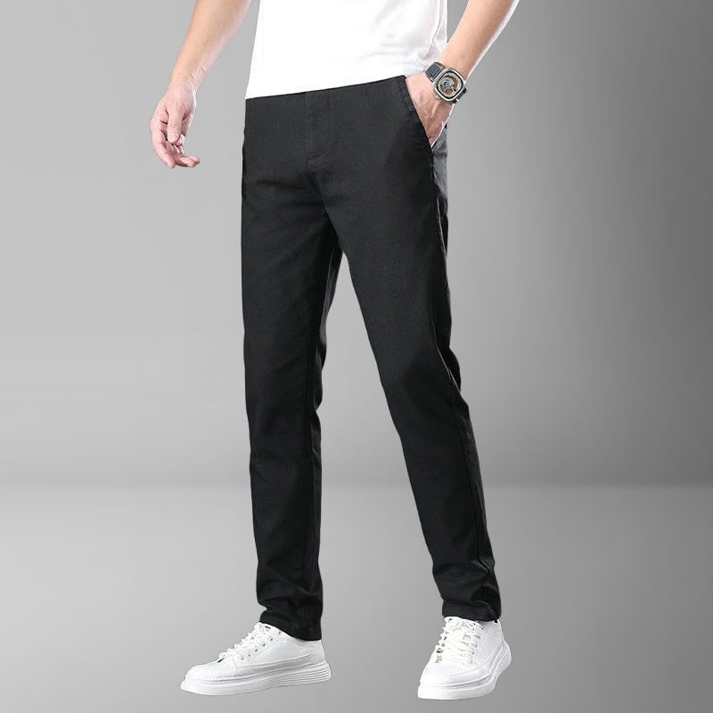 Pantalon décontracté homme automne ample uni et confortable - 2