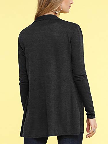 Lock and Love Women's Casual Long Open Front Drape Lightweight Duster High Low Hem Maxi Long Sleeve Cardigan3