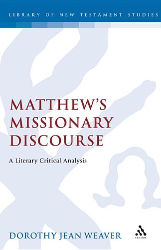 Buy Matthew's Missionary Discourse: A Literary-Critical Analysis — BookShops.in