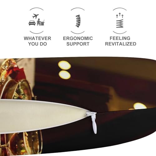 Almohada cuello U de espuma viscoelástica 30x25 cm miniatura 5