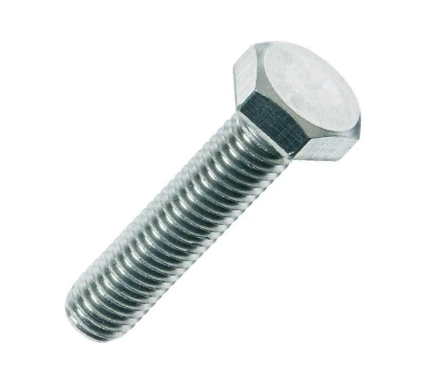 M10x45 DIN933 Cıvata(ALTIGEN) 8.8 Beyaz 5 Li Paket