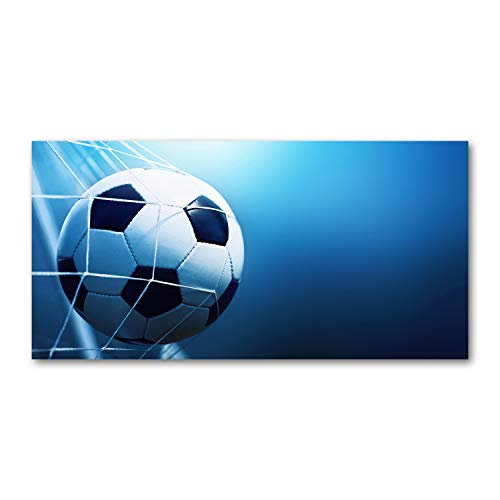 Dosseret en verre trempé 120x60 splashback guard bleu fond de hotte de cuisine sport