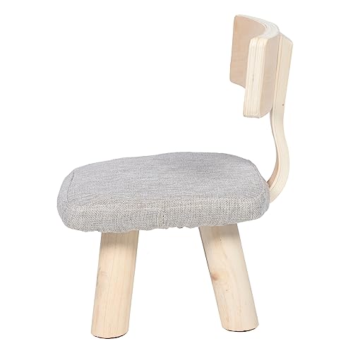 PRETYZOOM Ergonomic Boys and Girls Back Chair Sturdy Wooden Toddler Stool for Restaurants Schools Homes