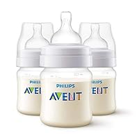Philips Avent Classic+ Baby Bottles, 125ml, 3-Pack, SCF560/37