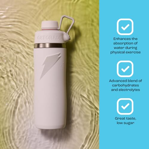 Hydration Booster by Gatorade Carbohydrate-Electrolyte Sachets - Hydration Powder Drink Mix with Carbohydrates, Electrolytes and B Vitamins (Cherry Lime, 12 Servings) - Image 4