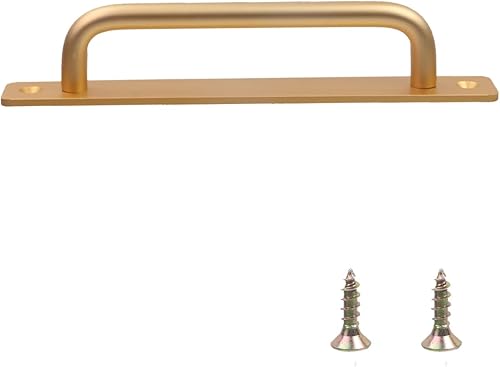 Miniatura 8 de Geesatis 2 manijas corredizas para puerta de granero de 7.0in, aleación de aluminio, tiradores de puerta de madera, tiradores de garaje, tiradores