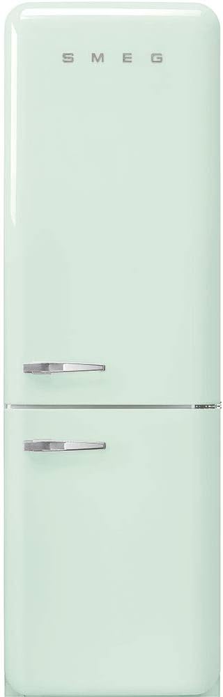 SMEG FAB32URPG3 FAB32 Retro Refrigerator 50s Style Fridge with Bottom Freezer, No-Frost, LED Display & Lighting, LifePlus Zone, Multi-Airflow – 12.2 cu ft – Made in Italy, Pastel Green on Fridge.com