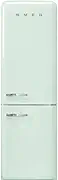 Smeg FAB32 Retro Refrigerator-Freezer – 50s Style Fridge with Bottom Freezer, No-Frost, LED Display &amp; Lighting, LifePlus Zone, Multi-Airflow – 12.2 cu ft – Made in Italy - Pastel Green