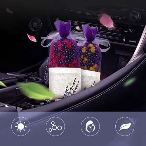 20 bolsas vacías de sachets de lavanda para cajones miniatura 4