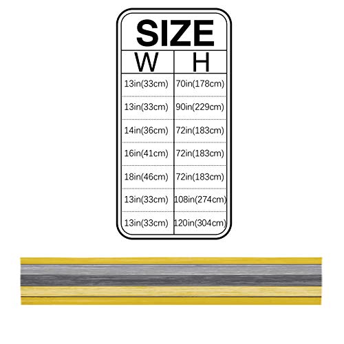Table Runner For Kitchen Farmhouse Table Runner Dresser Scarves 13"X90" - Vintage Farm Wood Grain Yellow And Gray Gradient Table Runner For Dining Room, Parties, Wedding, Holiday Decor Easy To Clean #TOP4