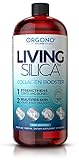 Living Silica Collagen Booster | Vegan Collagen Boosting | Supports Healthy Collagen and Elastin Production for Joint & Bone Support, Glowing Skin, Strong Hair & Nails. Liquid. (1000 ml, 67 servings).