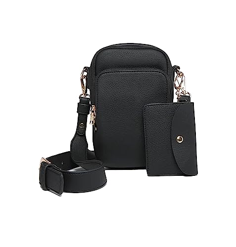 JEN & CO. Bolsa transversal Parker com 3 compartimentos e bolsa (M2080)