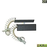 Bosch Siemens 00154740 154740 ORIGINAL Gerätekohle Schleifkohle Motorkohlen Kohlebürsten 2x Waschmaschine auch Balay Bauknecht Constructa Hitachi Lynx Merker Neckermann Neff Pitsos