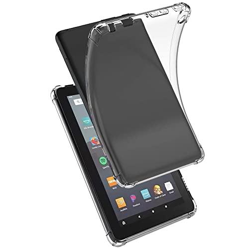 新登場 Fire 7 キッズモデル / Fire 7 用の ケース クリア 黄変しにくい 透明 薄型 指紋防止 耐久性 超軽量 薄型 耐衝撃 TPU保護ケース Fire7 2022 用の