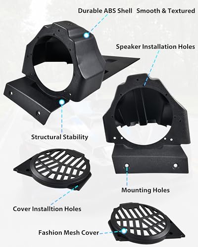 Parlantes 6.5" para Polaris Slingshot 2020-2025, Juego 2 Piezas miniatura 5