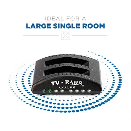Tv Ears Dual Digital Wireless Headset System - Use 2 Headsets At Same Time W/ Different Volume, Supports All Tvs, Ideal For Seniors & Hearing Impaired, Infrared, Plug N' Play - Dr Recommended - 11841 #TOP6