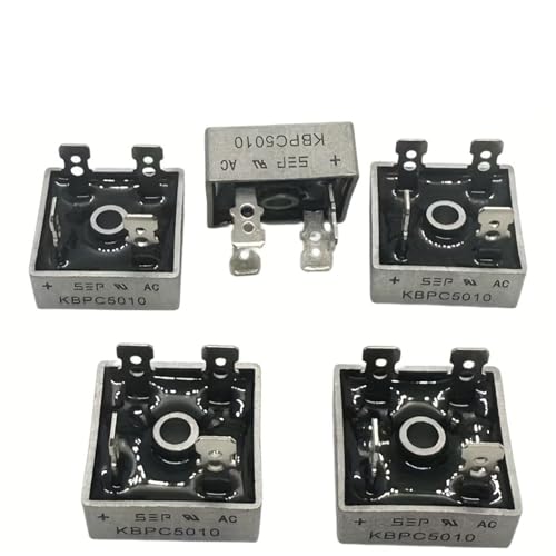 Puentes rectificadores de diodo KBPC5010, pack de 5 componentes electrónicos de 50A y 1000V 2