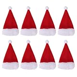 8 piezas de cubierta de botella de Navidad sombreros fiesta cena vajilla decoración