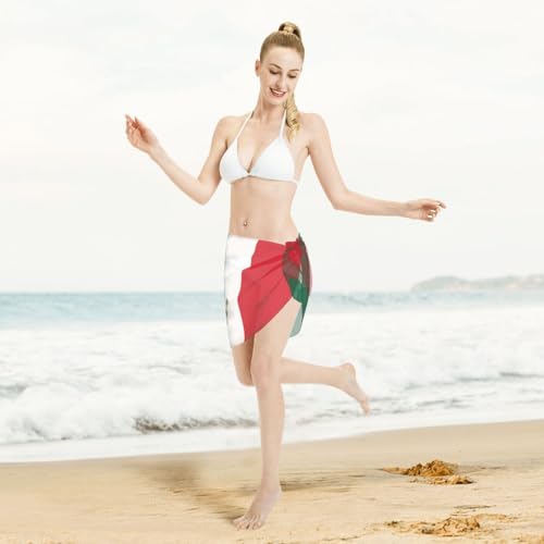 Short Sarong Beach Wrap Swimsuit Coverup for Women3